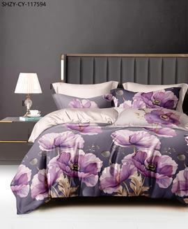 КПБ сатин Темно-синяя коллекция Стандарт Реноме 