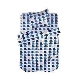 КПБ в детскую кроватку перкаль Wenge baby<982634 Baby whale Скидка Акция18>